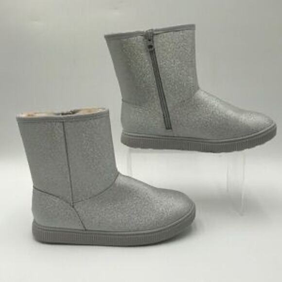 Girls' Emmaline Zipper Booties Cognac - Cat & Jack SIZE 1 - Picture 1 of 4